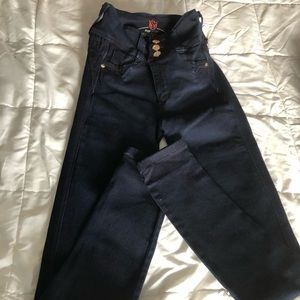 LatyRose Booty Lifting Dark Denim skinny jeans